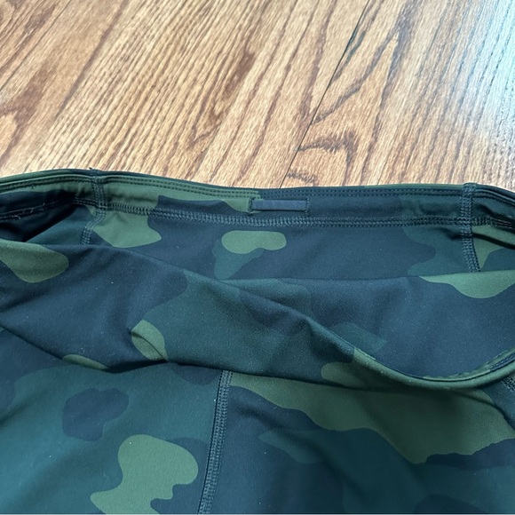 all in motion / Green, Black & Khaki Camouflage 7” Bike Shorts - Picture 6 of 7